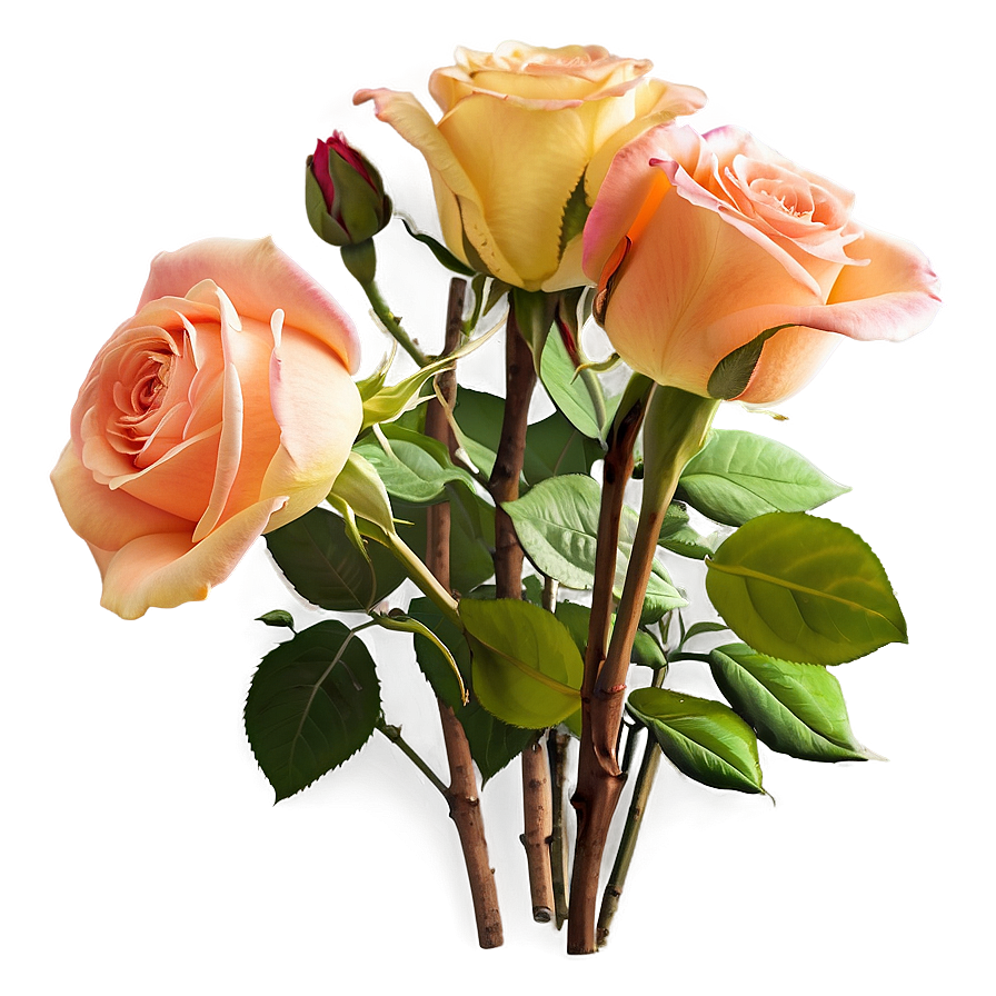 Spring Roses Bouquet Png 46 PNG image