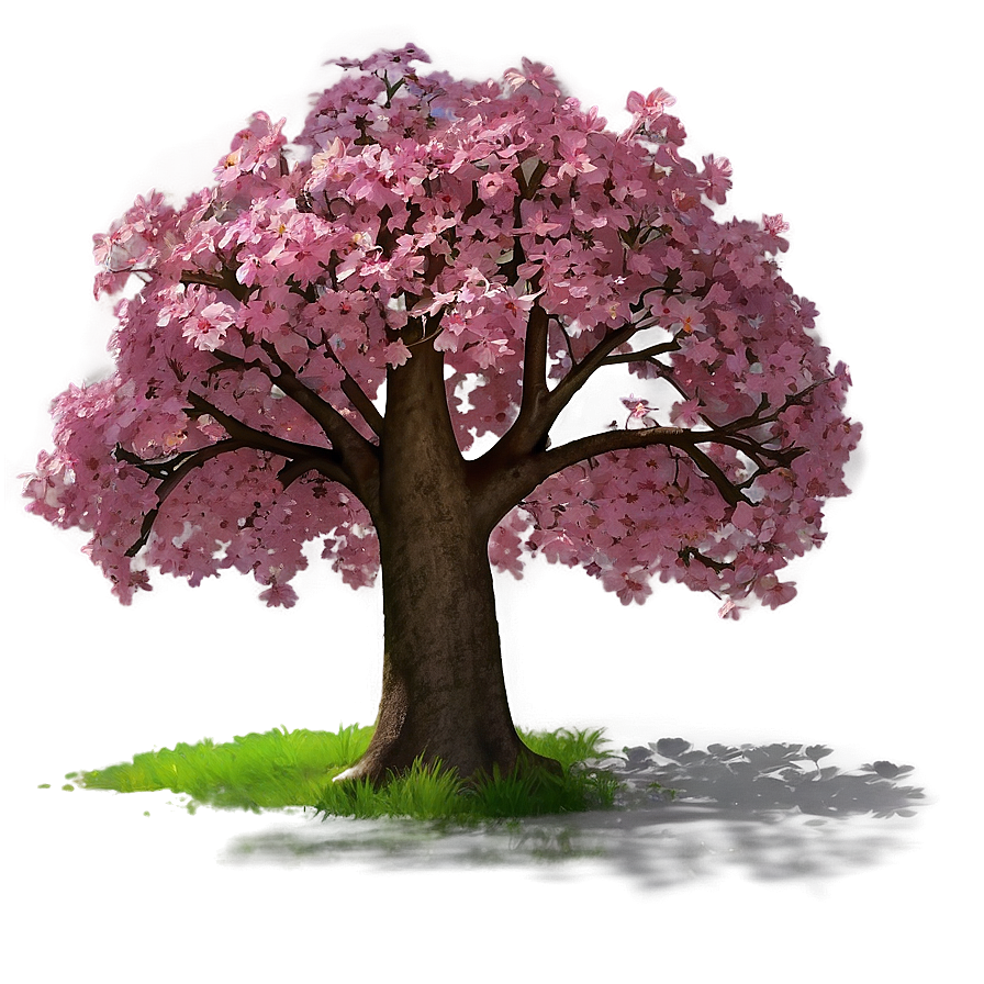 Spring Tree Shadow Png Dsk PNG image