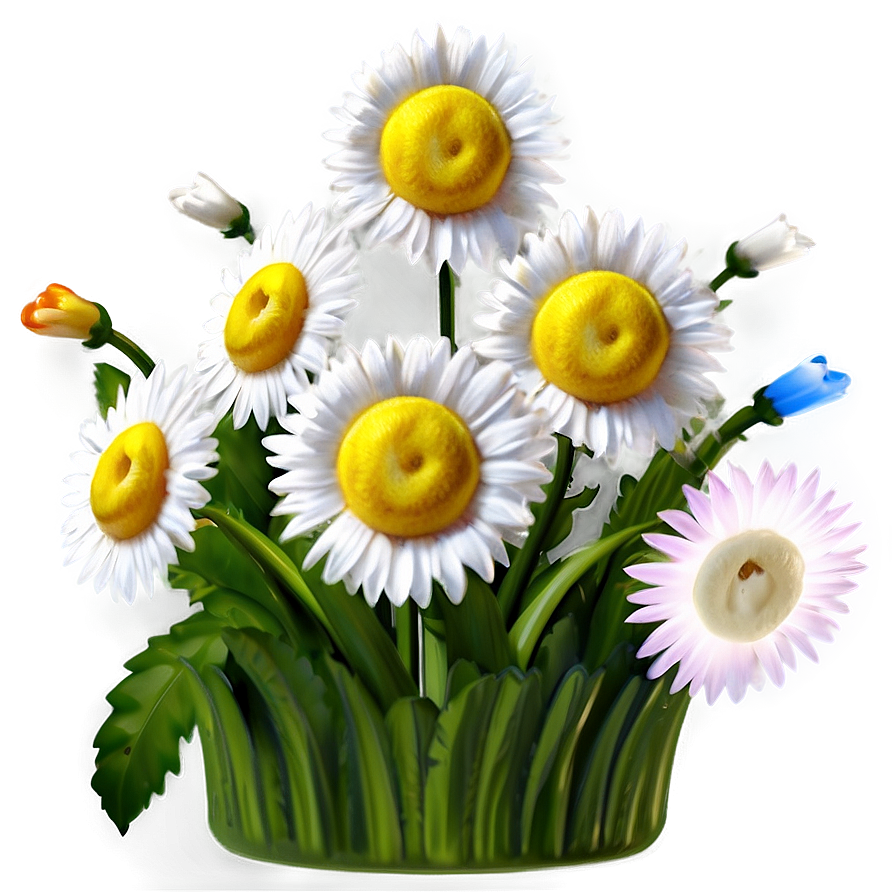 Springtime Daisy Flower Png 94 PNG image