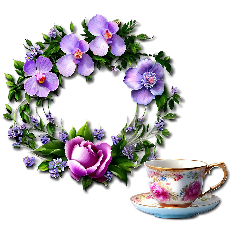 Springtime Tea Party Png 95 PNG image