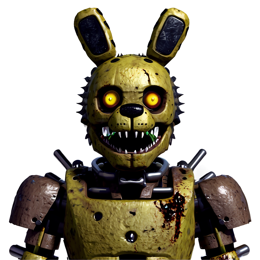 Springtrap Evolution Design Png Bee8 PNG image