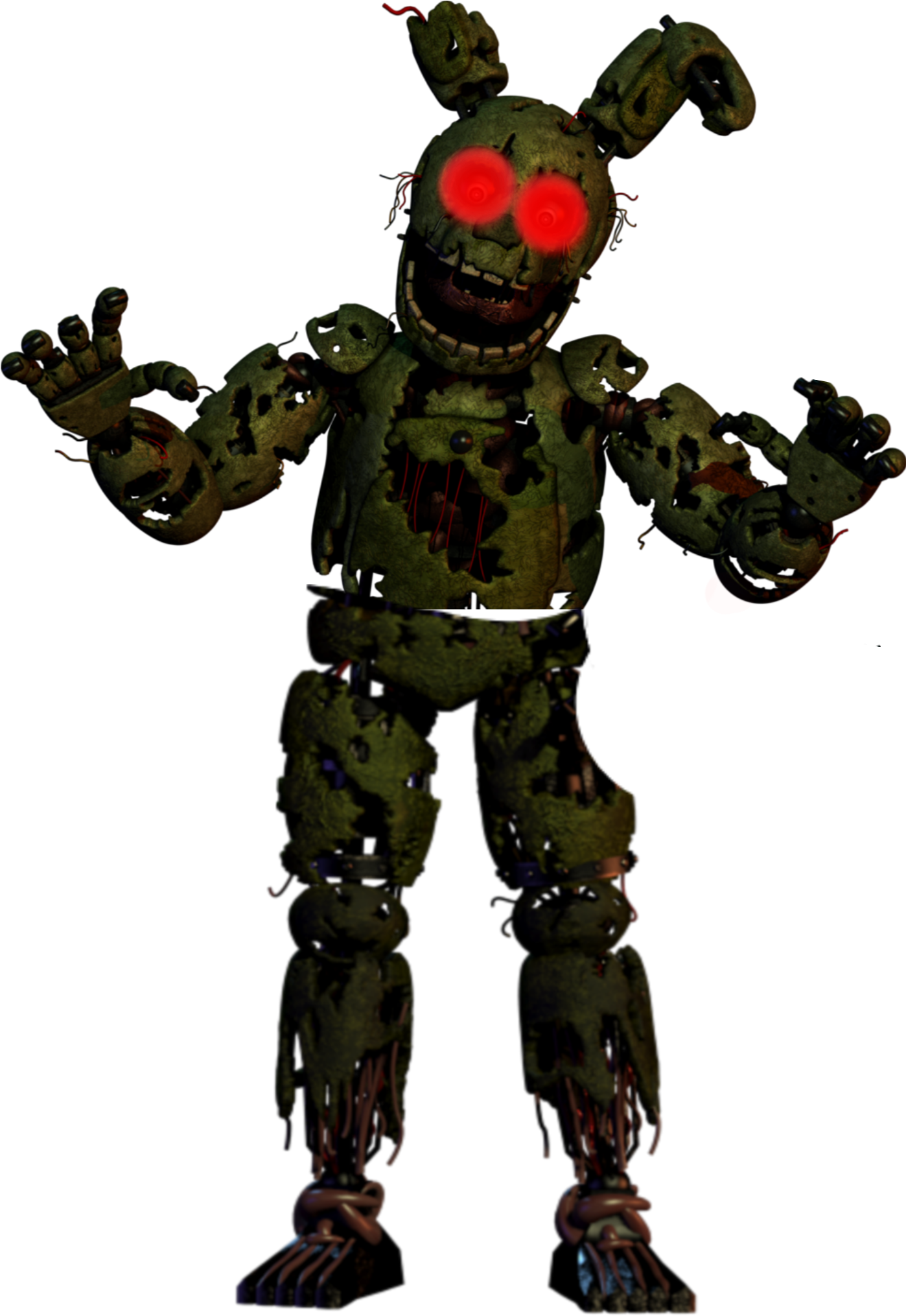 Springtrap F N A F Character PNG image