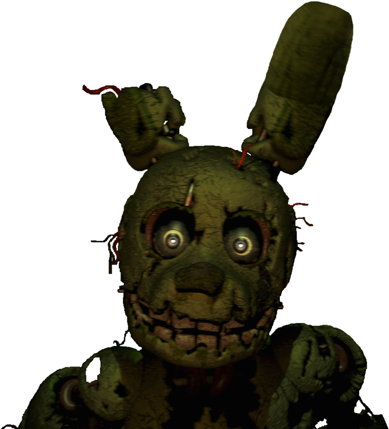 Springtrap F N A F Character PNG image