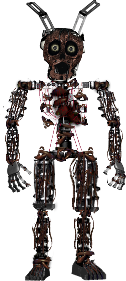 Springtrap F N A F Character Render PNG image