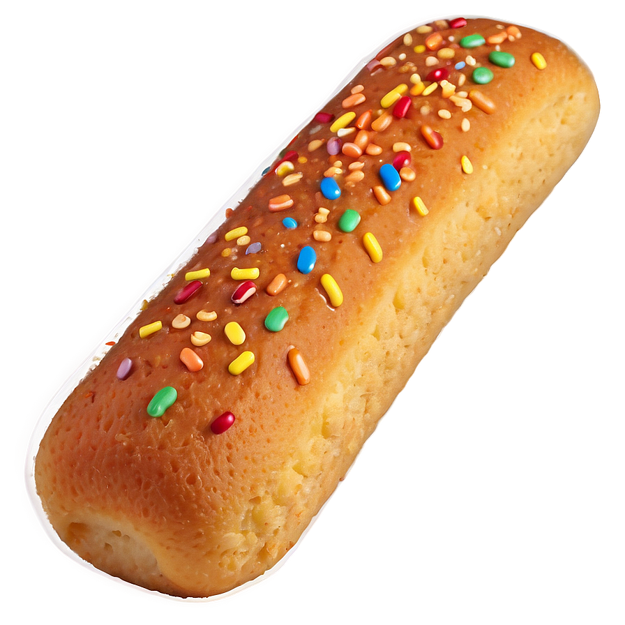 Sprinkled Twinkie Snack Cake PNG image