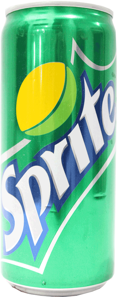 Sprite Soda Can Branding PNG image