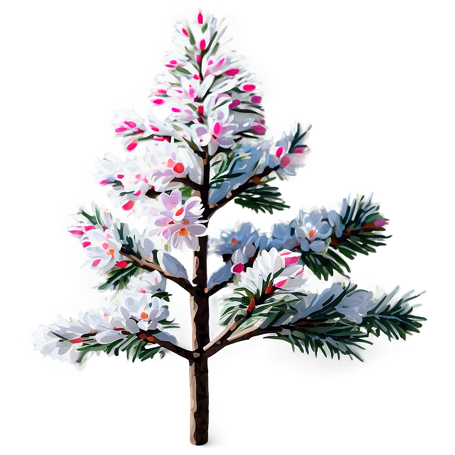 Spruce Tree In Blossom Png 57 PNG image