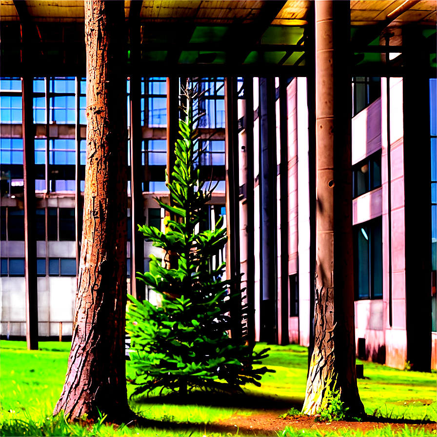 Spruce Tree In Urban Setting Png 06132024 PNG image