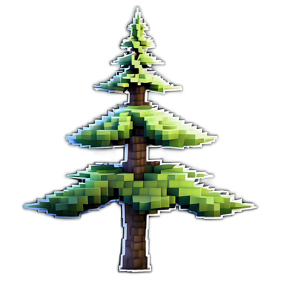 Spruce Tree Minecraft Design Png 34 PNG image