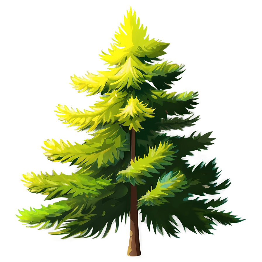 Spruce Tree Silhouette Png 38 PNG image