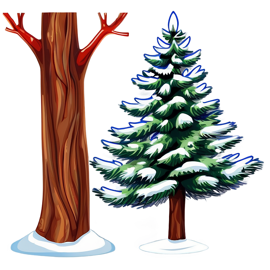 Spruce Tree Vector Outline Png Ftw PNG image