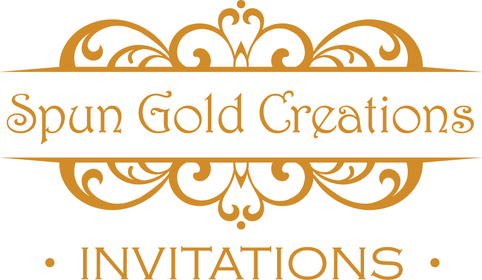 Spun Gold Creations Invitations Logo PNG image