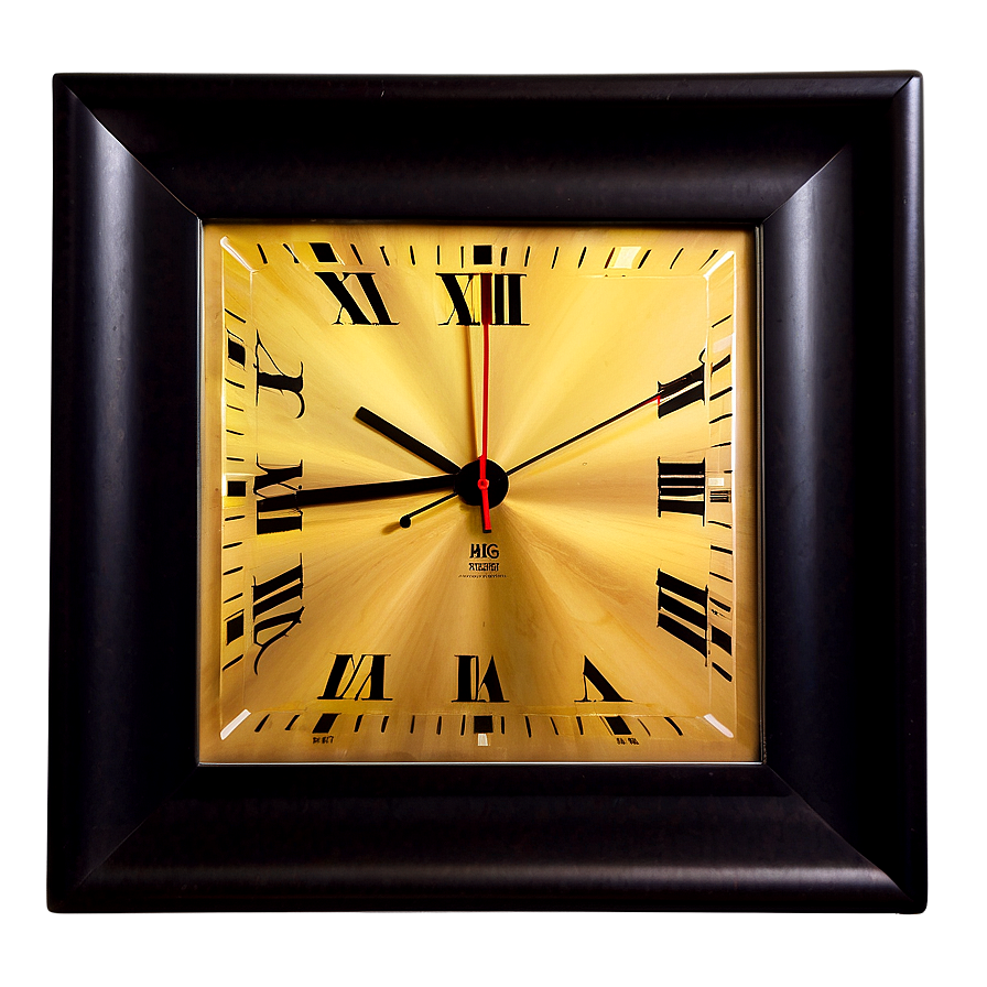 Square Frame Clock Png Wmu79 PNG image