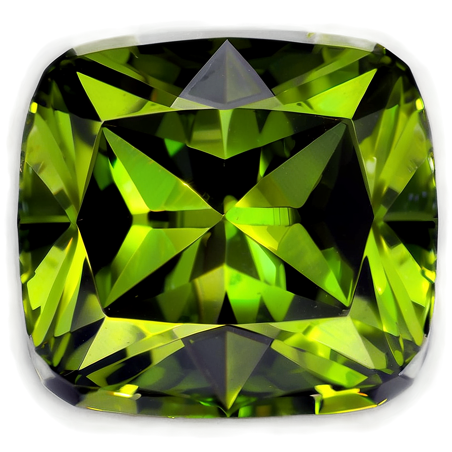 Square Peridot Gemstone Png Bam13 PNG image