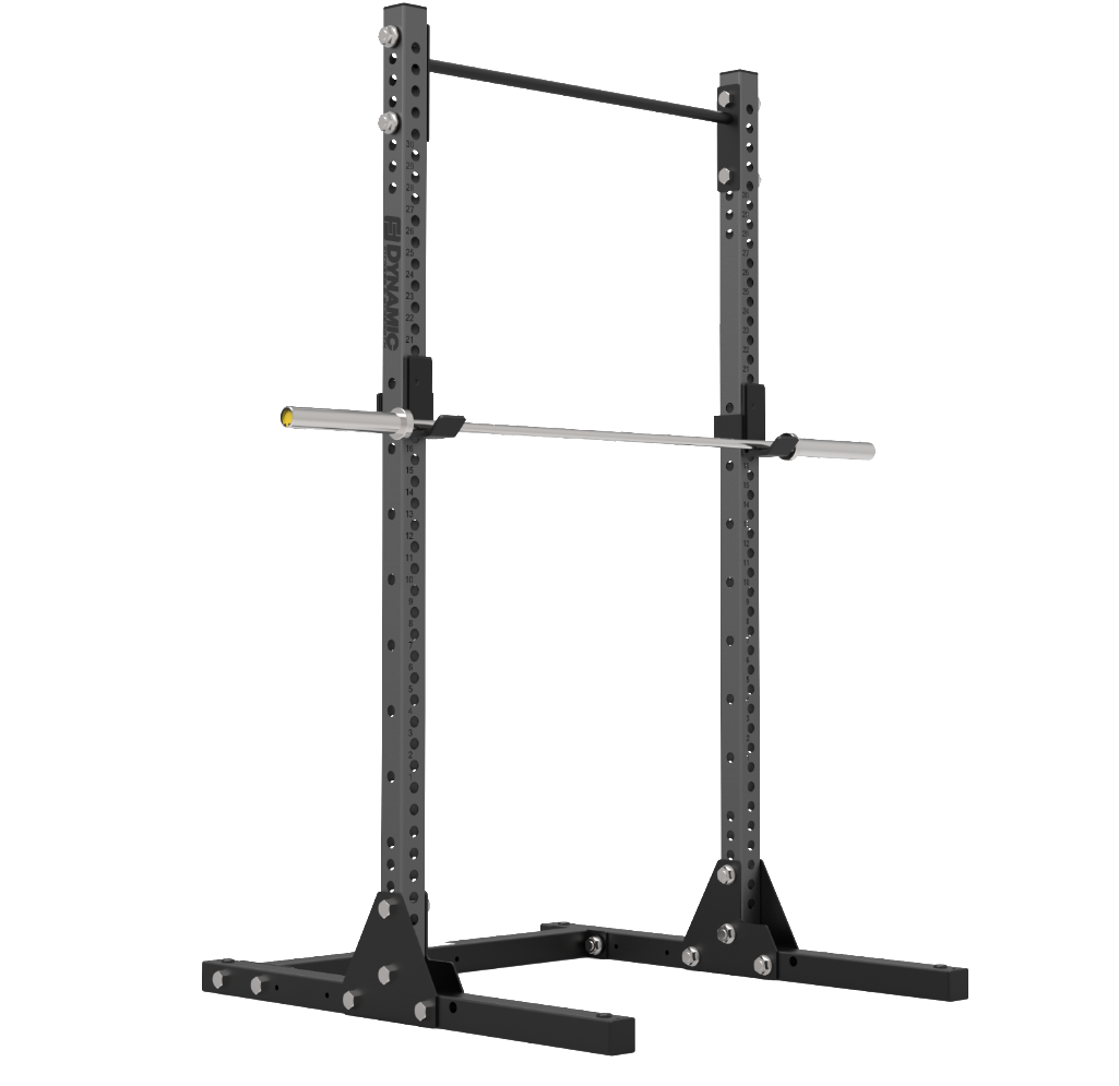 Squat Rackwith Barbell PNG image