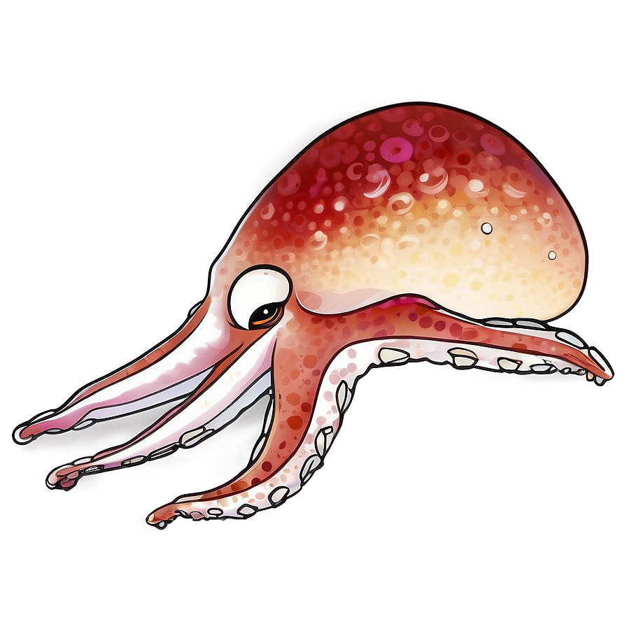 Squid Vector Art Png 05242024 PNG image