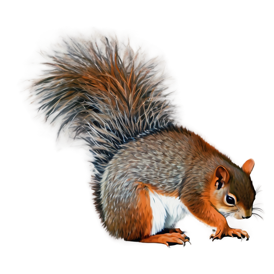 Squirrel Tail Png 06242024 PNG image