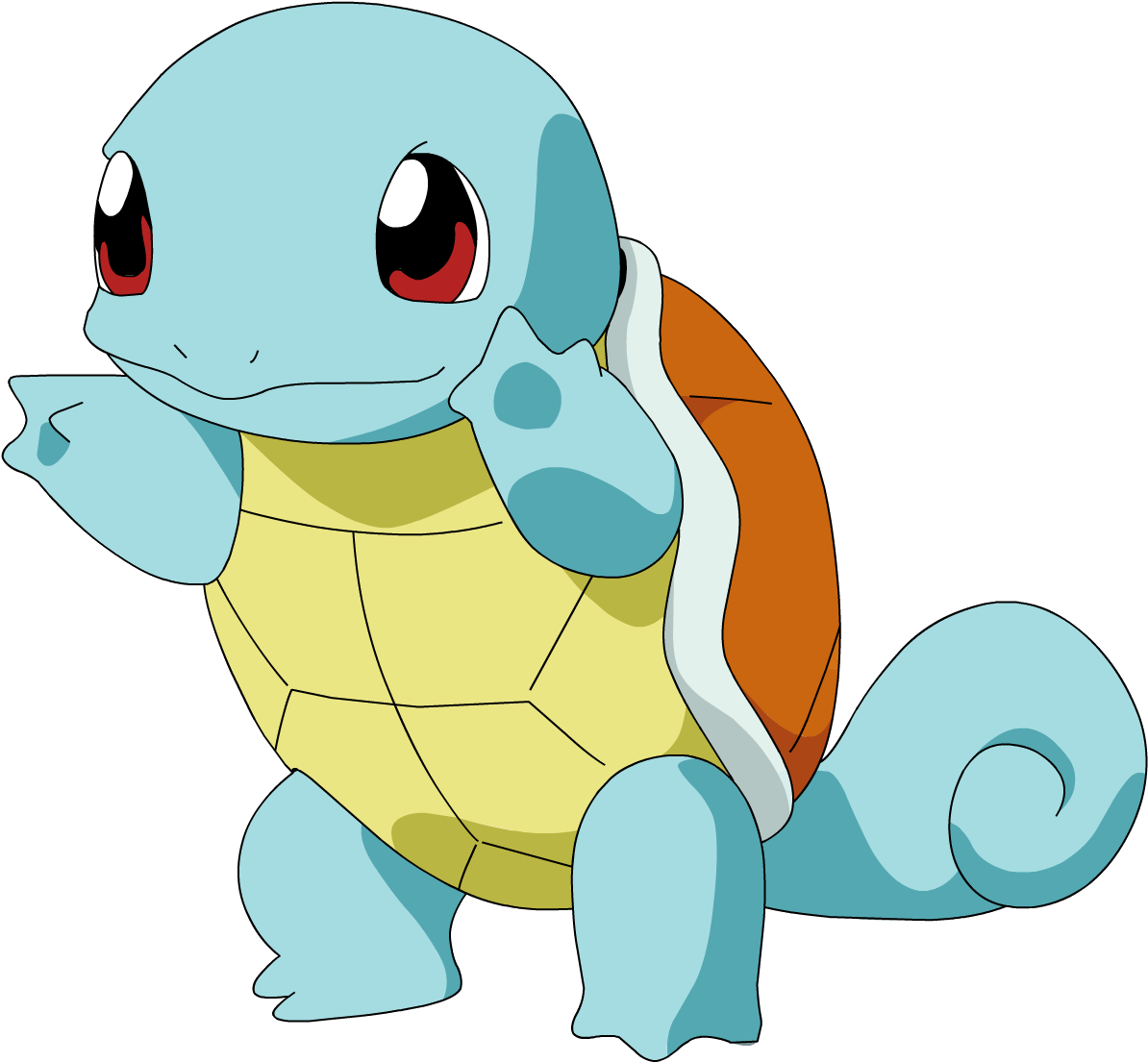 Squirtle Pokemon Character Illustration PNG image