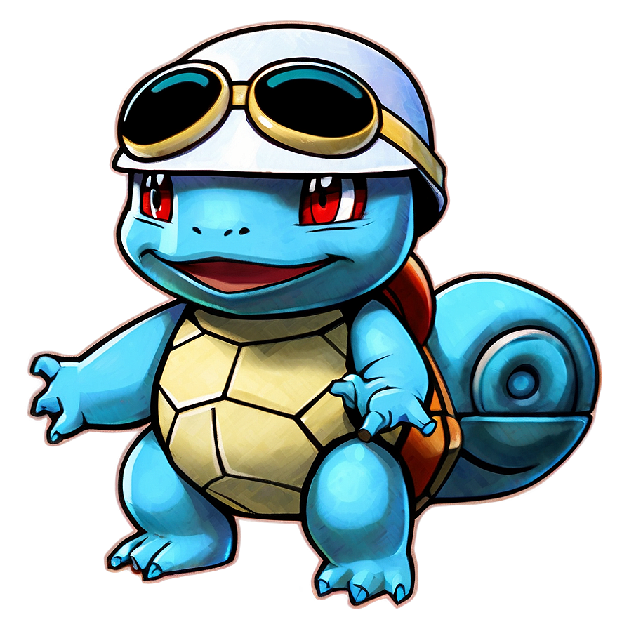 Squirtle Squad Leader Png 05212024 PNG image