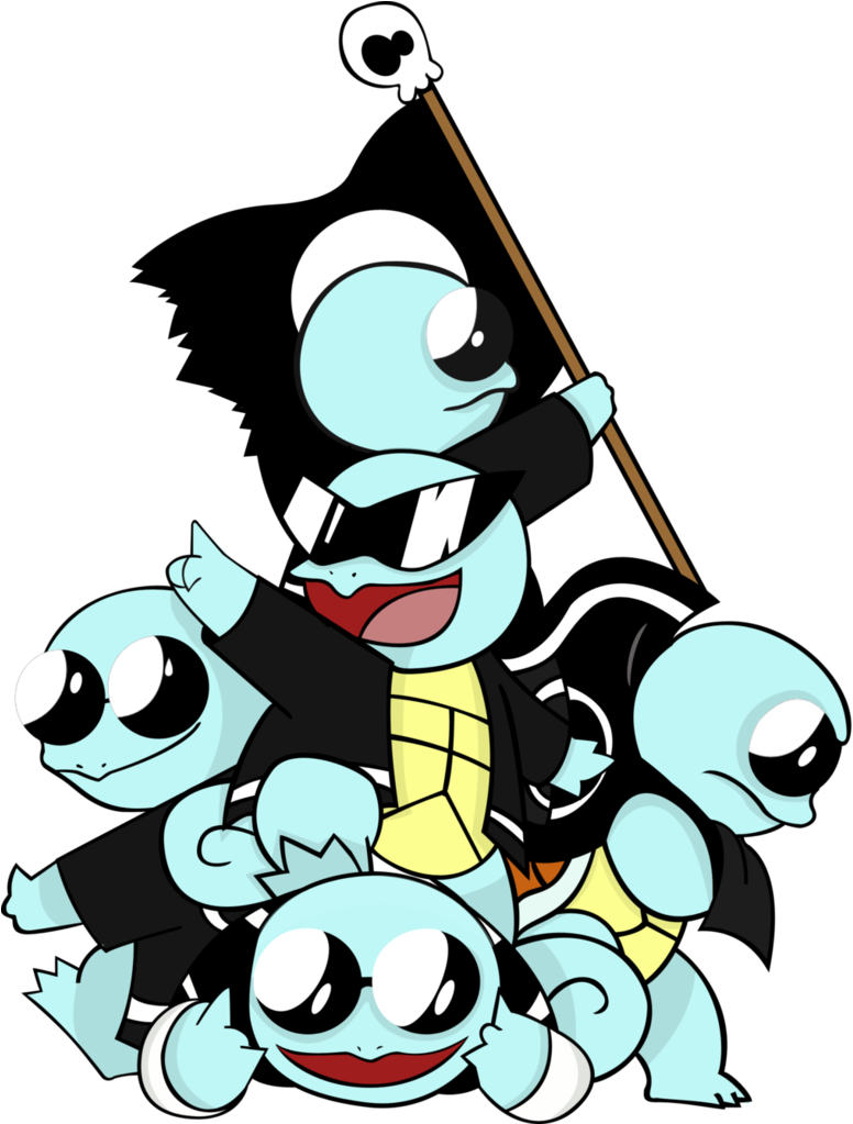 Squirtle Squad Leadership PNG image