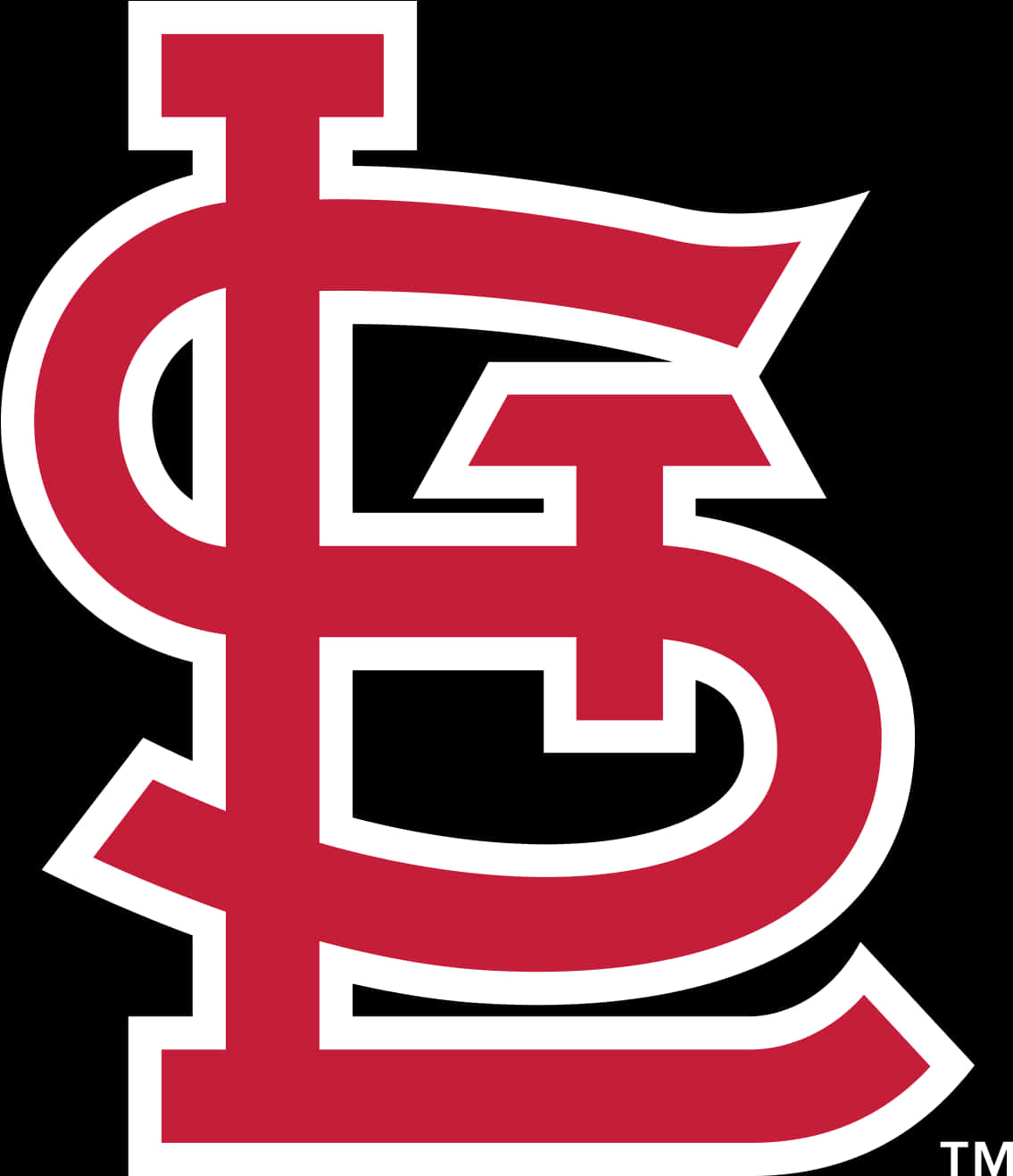 St Louis Cardinals Logo Redand White PNG image