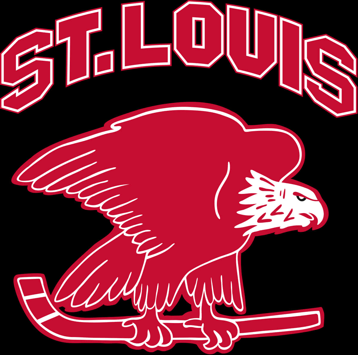 St Louis_ Eagle_ Hockey_ Logo PNG image