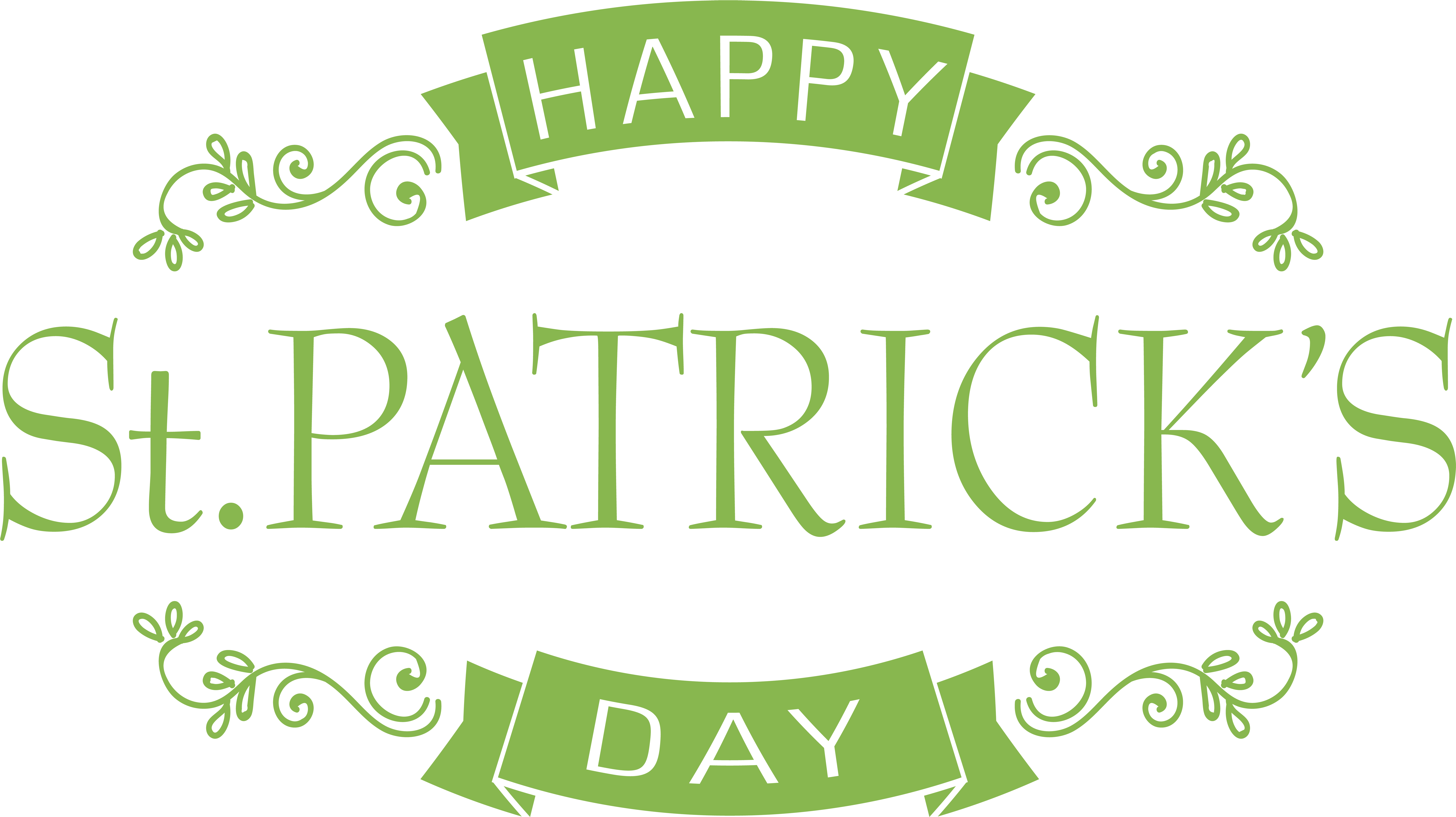 St Patricks Day Celebration Banner PNG image