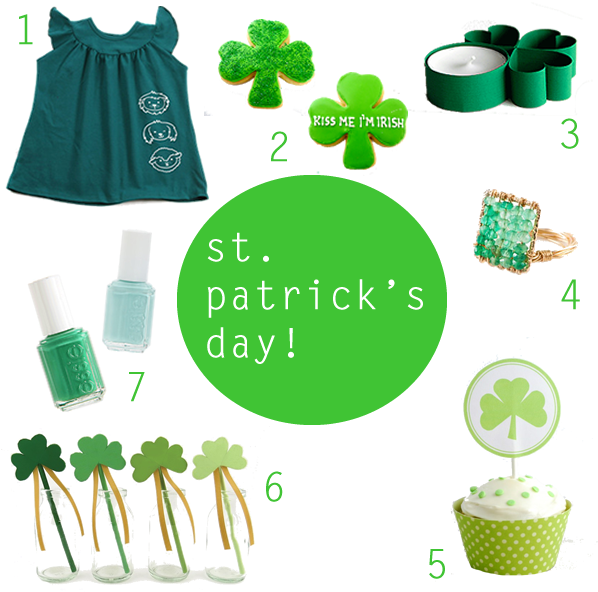 St Patricks Day Celebration Items PNG image