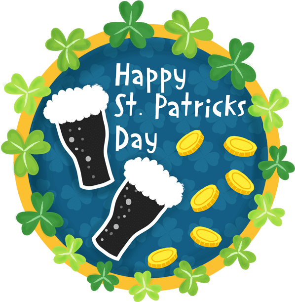 St Patricks Day Celebration Snapchat Sticker PNG image