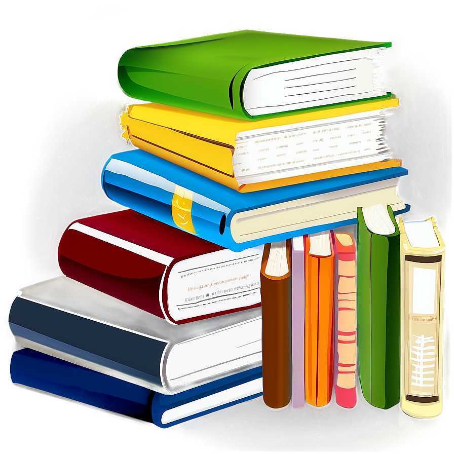 Stack Of Books Vector Png Xlp PNG image