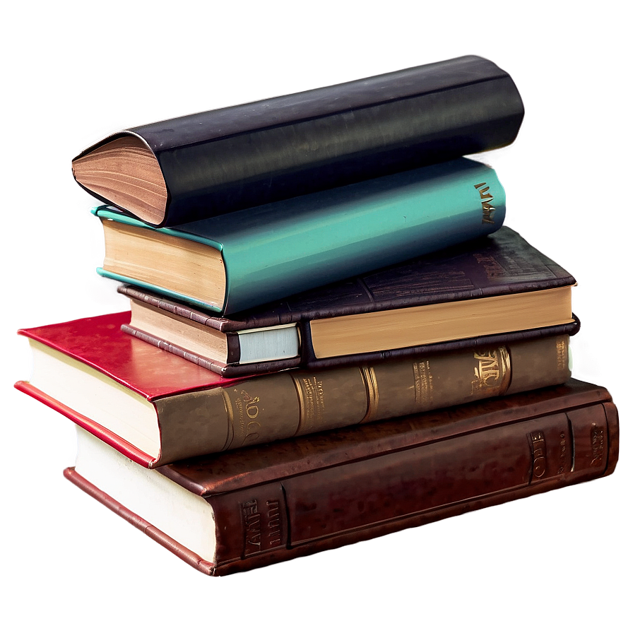 Stack Of Diy Books Png 05252024 PNG image