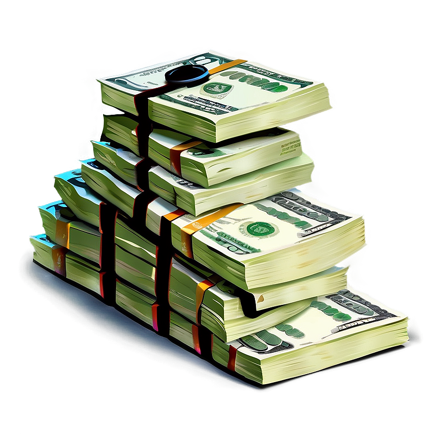 Stack Of Dollars Money Vector Png 31 PNG image