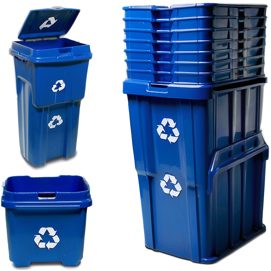 Stackable Recycling Bin Png 06212024 PNG image