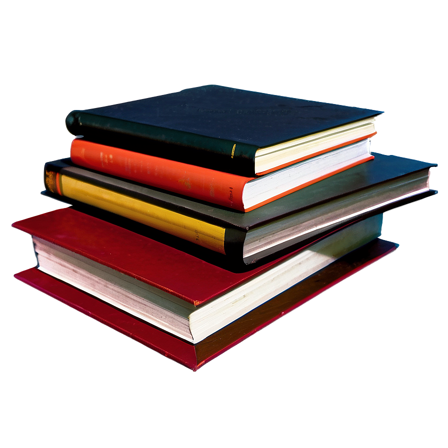 Stacked Art Books Png 06132024 PNG image