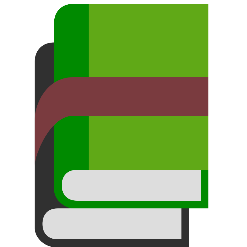 Stacked Books Icon PNG image