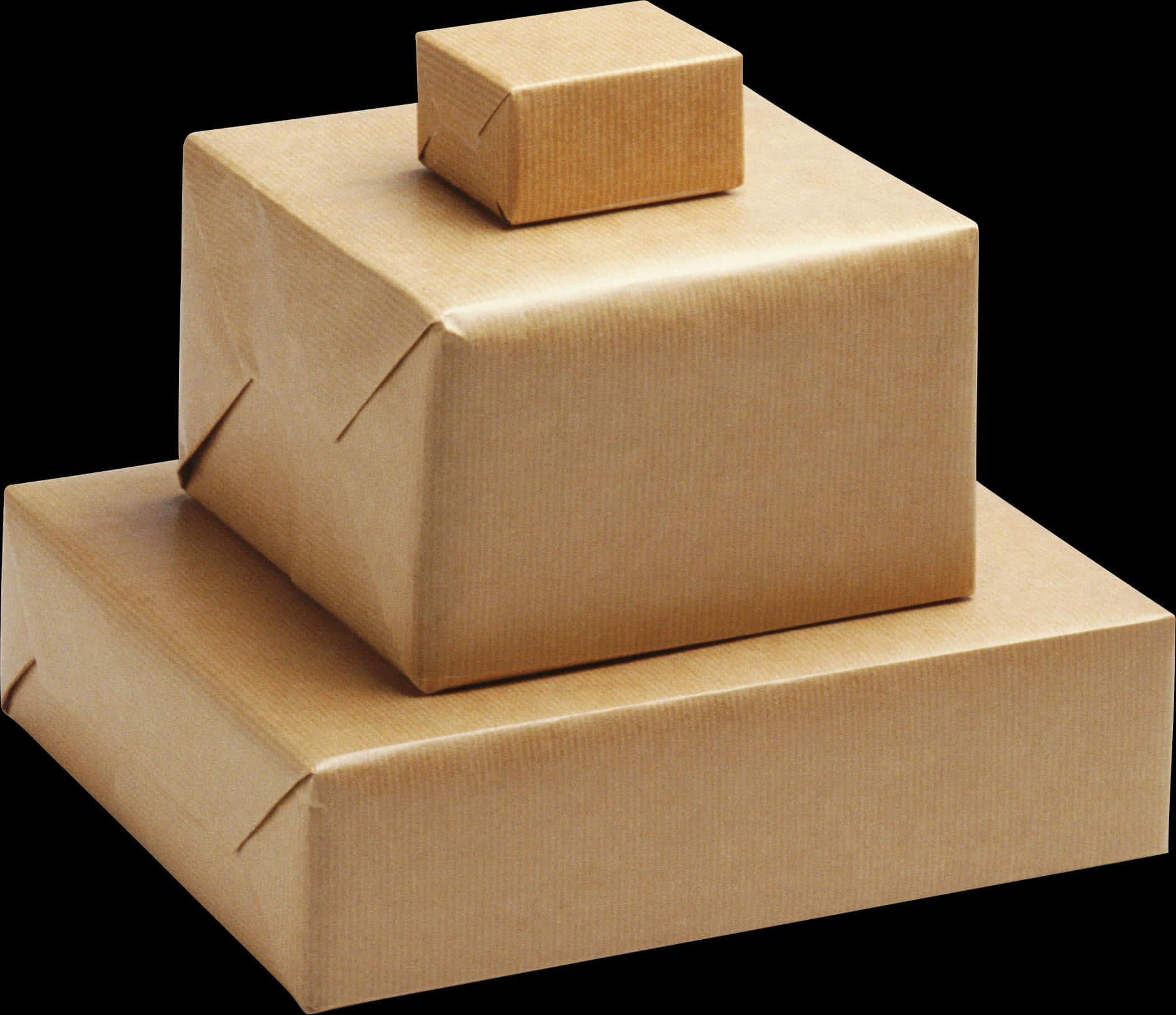 Stacked Cardboard Boxes PNG image