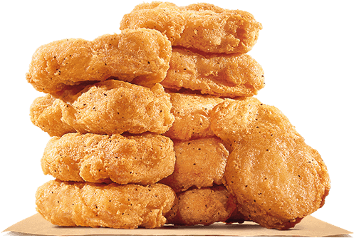 Stacked Chicken Nuggets PNG image