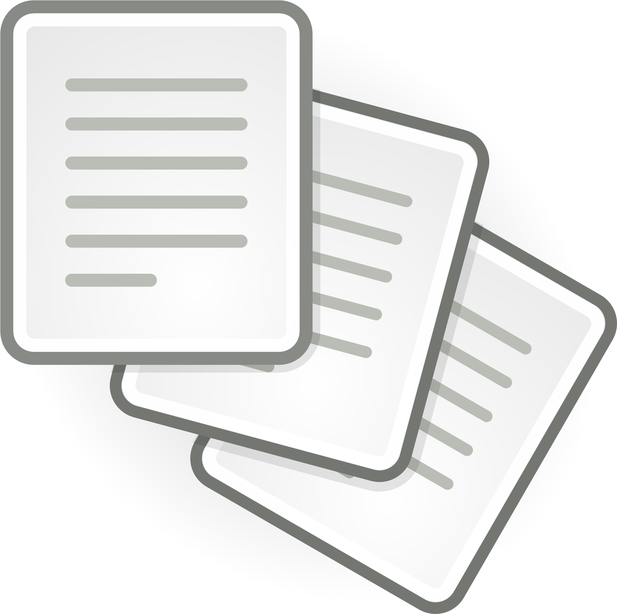 Stacked Documents Icon PNG image