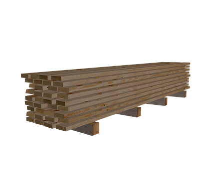 Stacked Lumber Piles Black Background PNG image