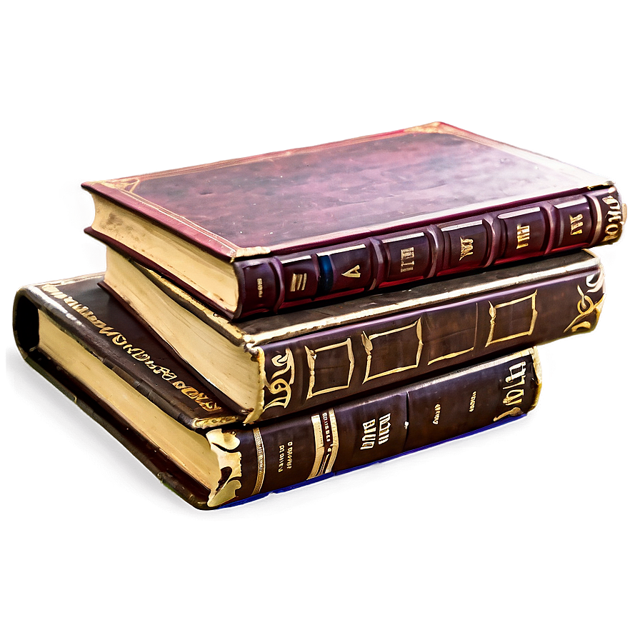 Stacked Old Books Png 18 PNG image