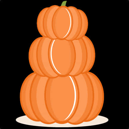 Stacked Pumpkins Graphic PNG image