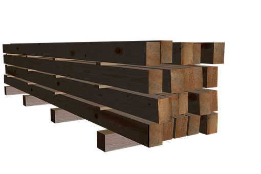 Stacked Wooden Planks Texture PNG image