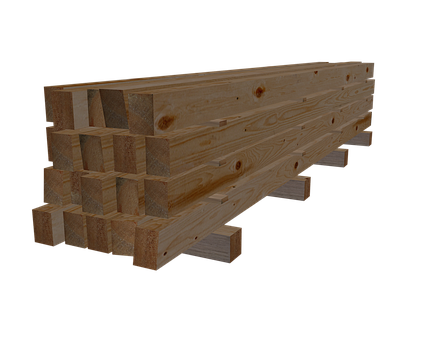 Stacked Wooden Plankson Pallet PNG image