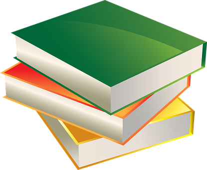 Stackof Books Vector Illustration PNG image