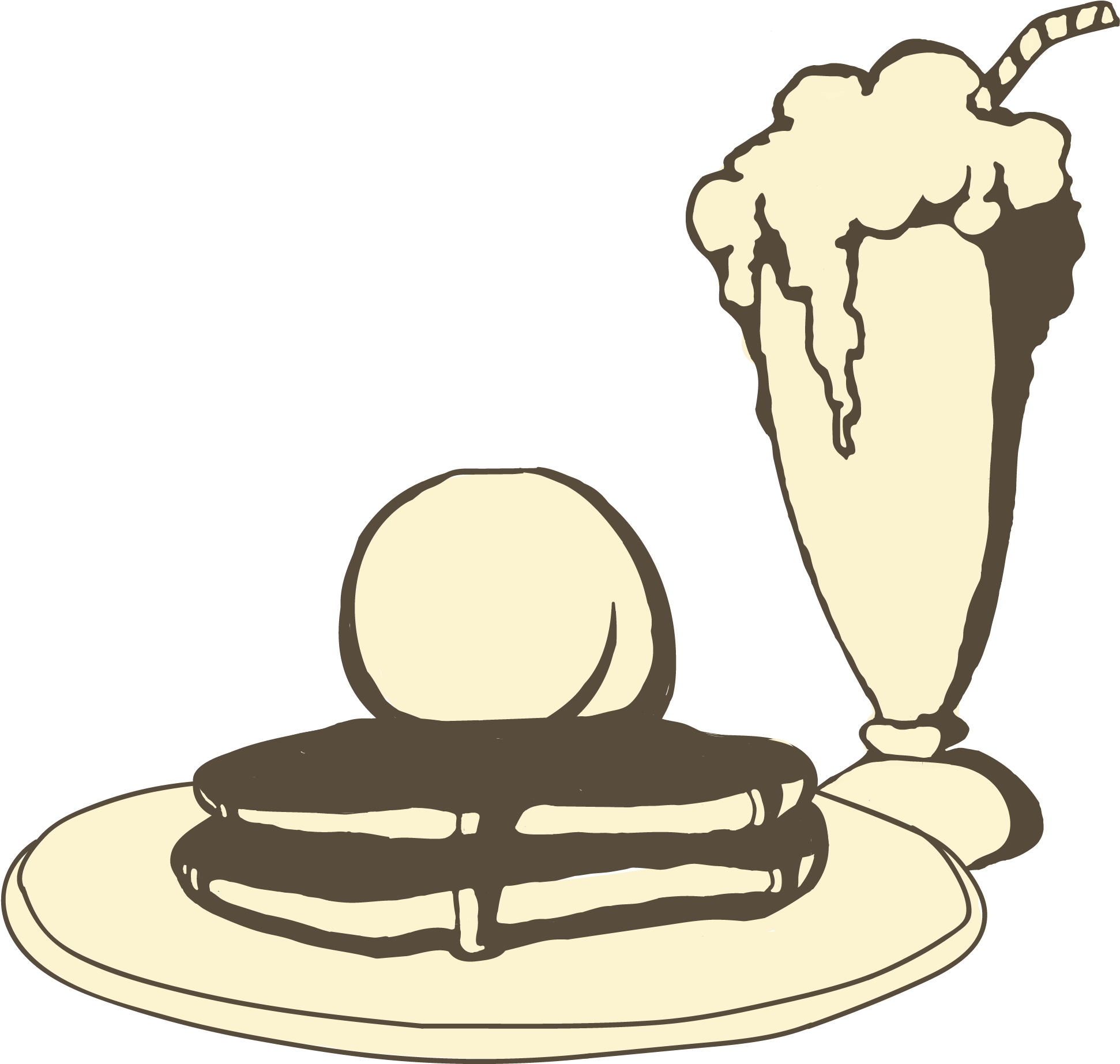 Stackof Pancakesand Syrup Jug Illustration PNG image