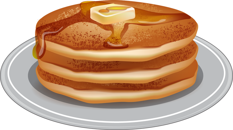 Stackof Pancakeswith Syrupand Butter.png PNG image