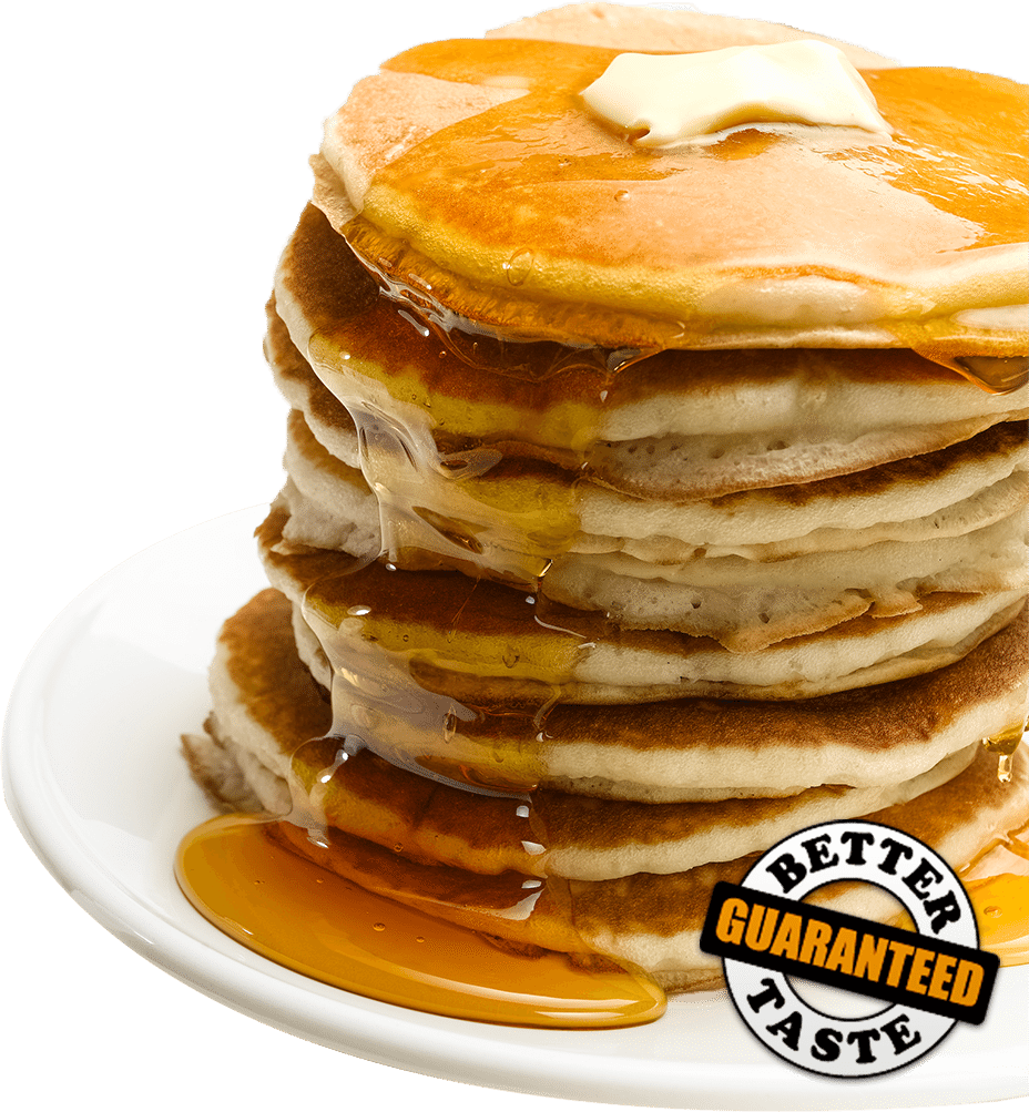 Stackof Pancakeswith Syrupand Butter.png PNG image