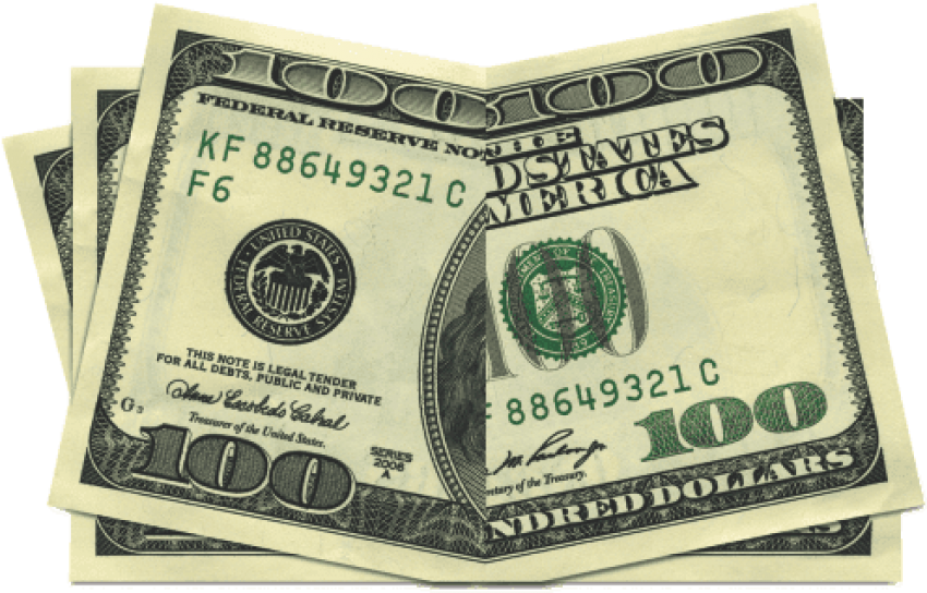 Stackof100 Dollar Bills PNG image