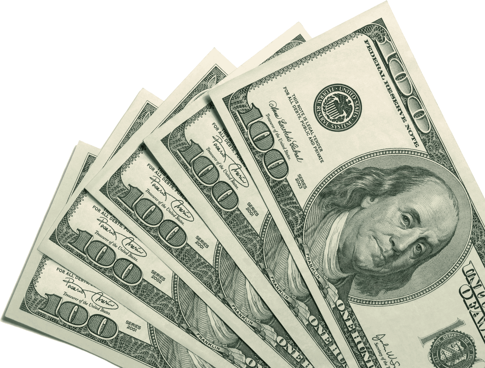 Stackof100 Dollar Bills PNG image