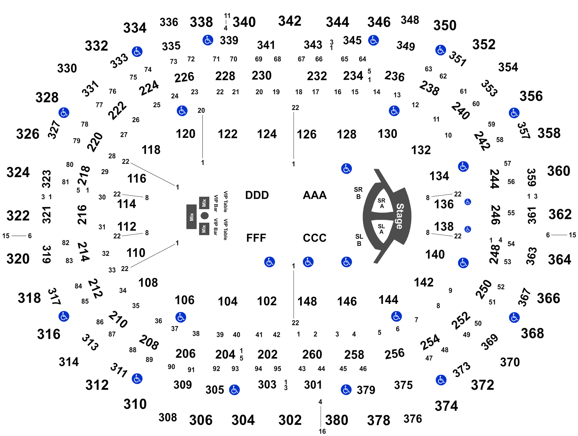 Stadium Seating Chart Diagram PNG image